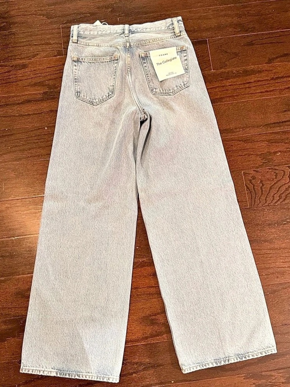 FRAME The Collegiate Wide Leg Jeans in Blue Waist 27 NWT